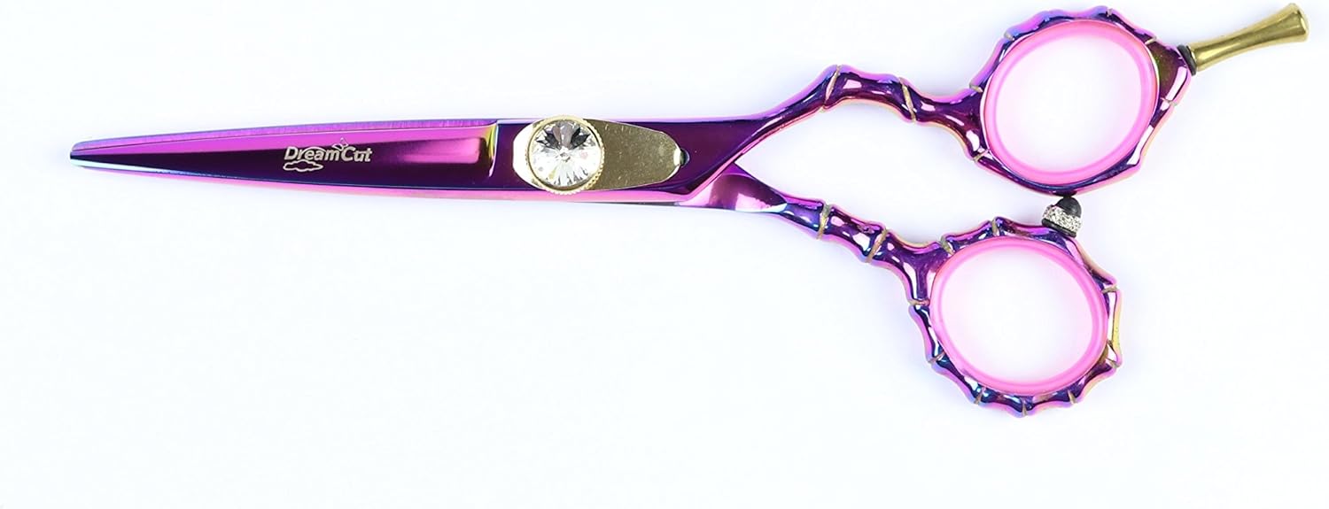 pink hair cutting shears