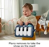Fisher-Price Baby Playmat Kick & Play Piano Gym Navy Fawn HKX37 view 4
