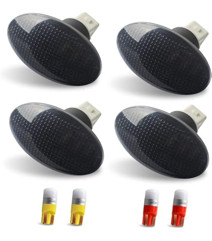 Smoked LED Fender Lights 4-Piece Smoked LED Side Marker Light Kit For Ford F350/F450/F550 Dually Bed (1999–2010) Side Marker Lights For Ford Explorer