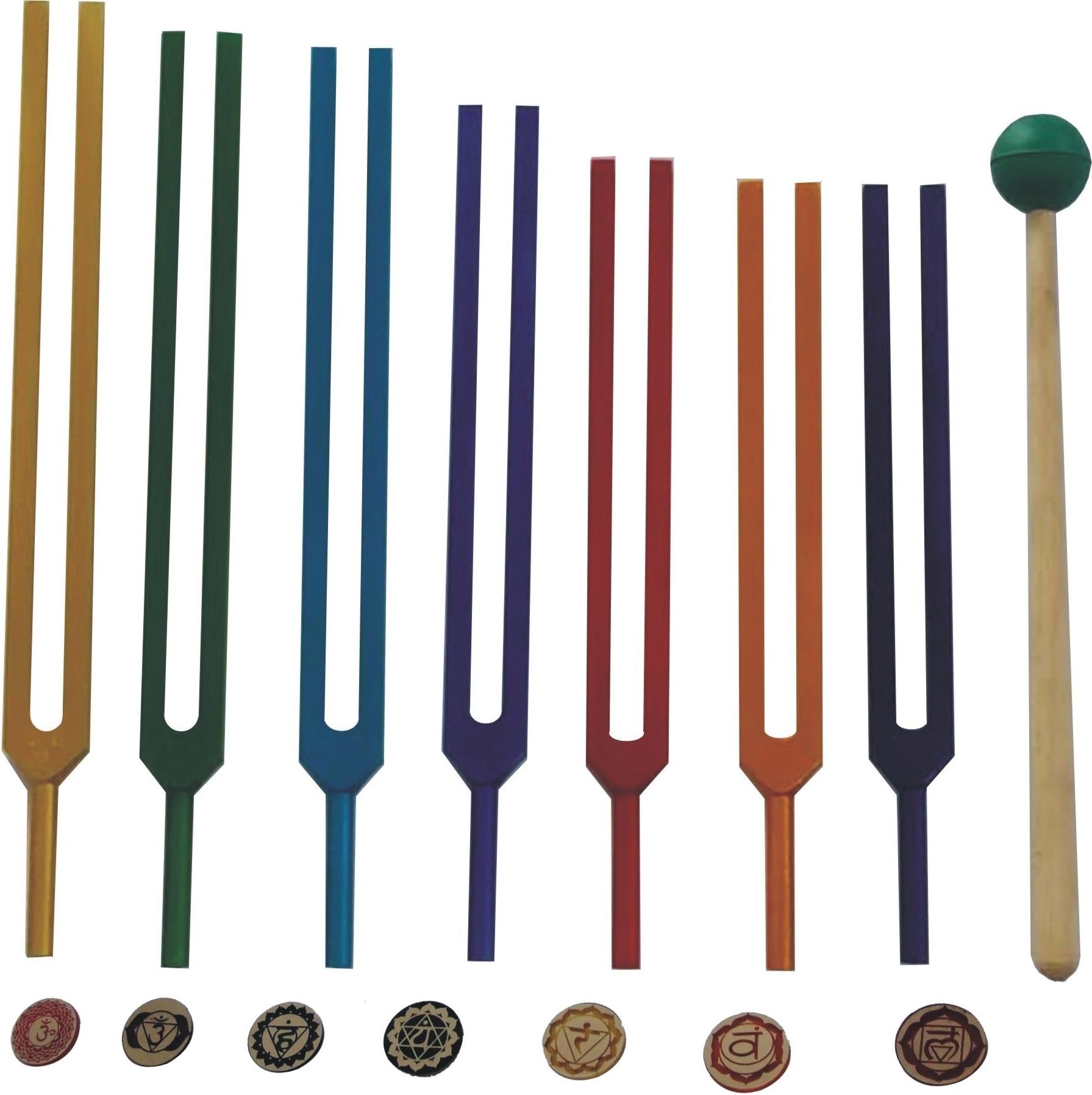 Ira Industry Colour Therapy Chakra Tuning Fork Heavy Set