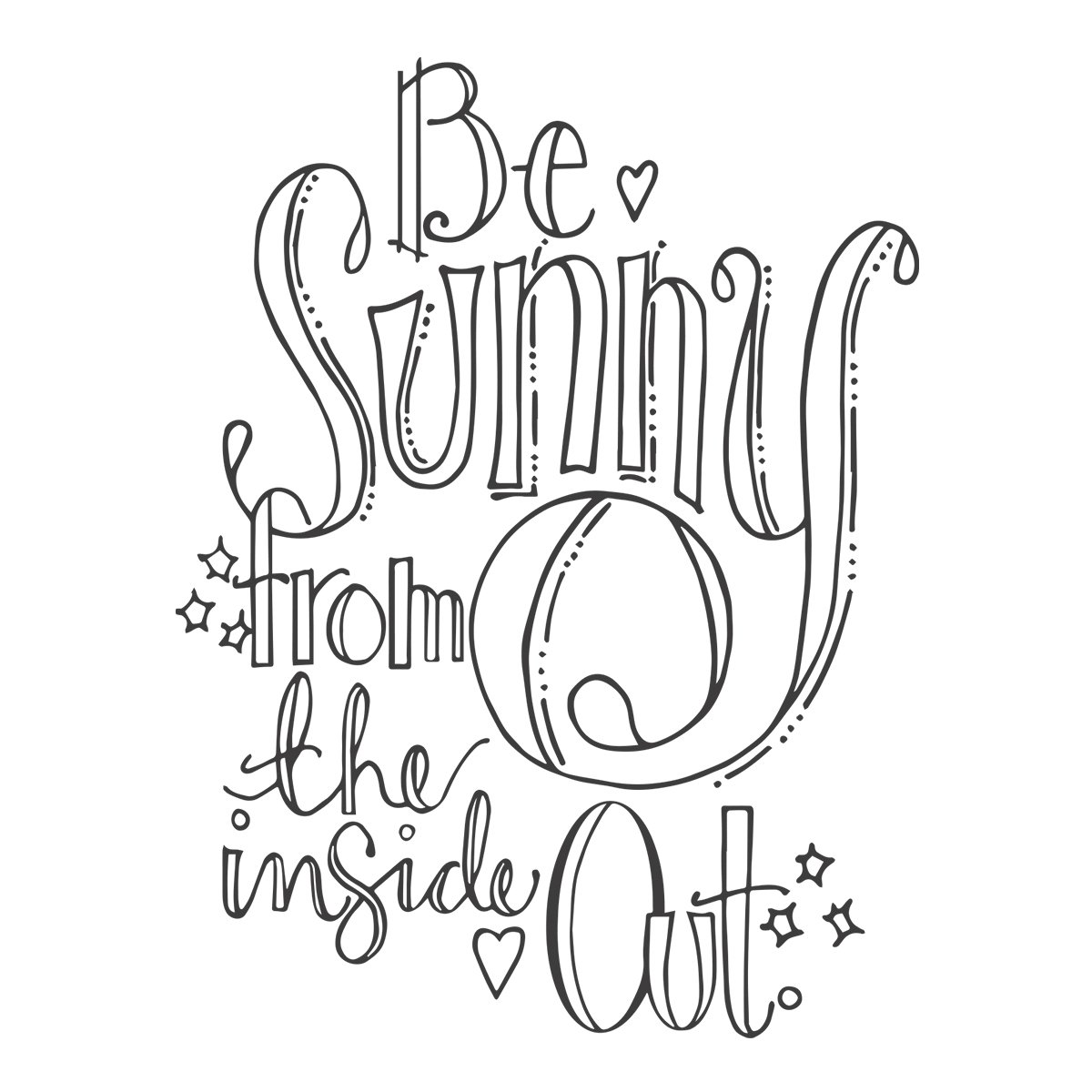 Spellbinders Stamps Be Sunny