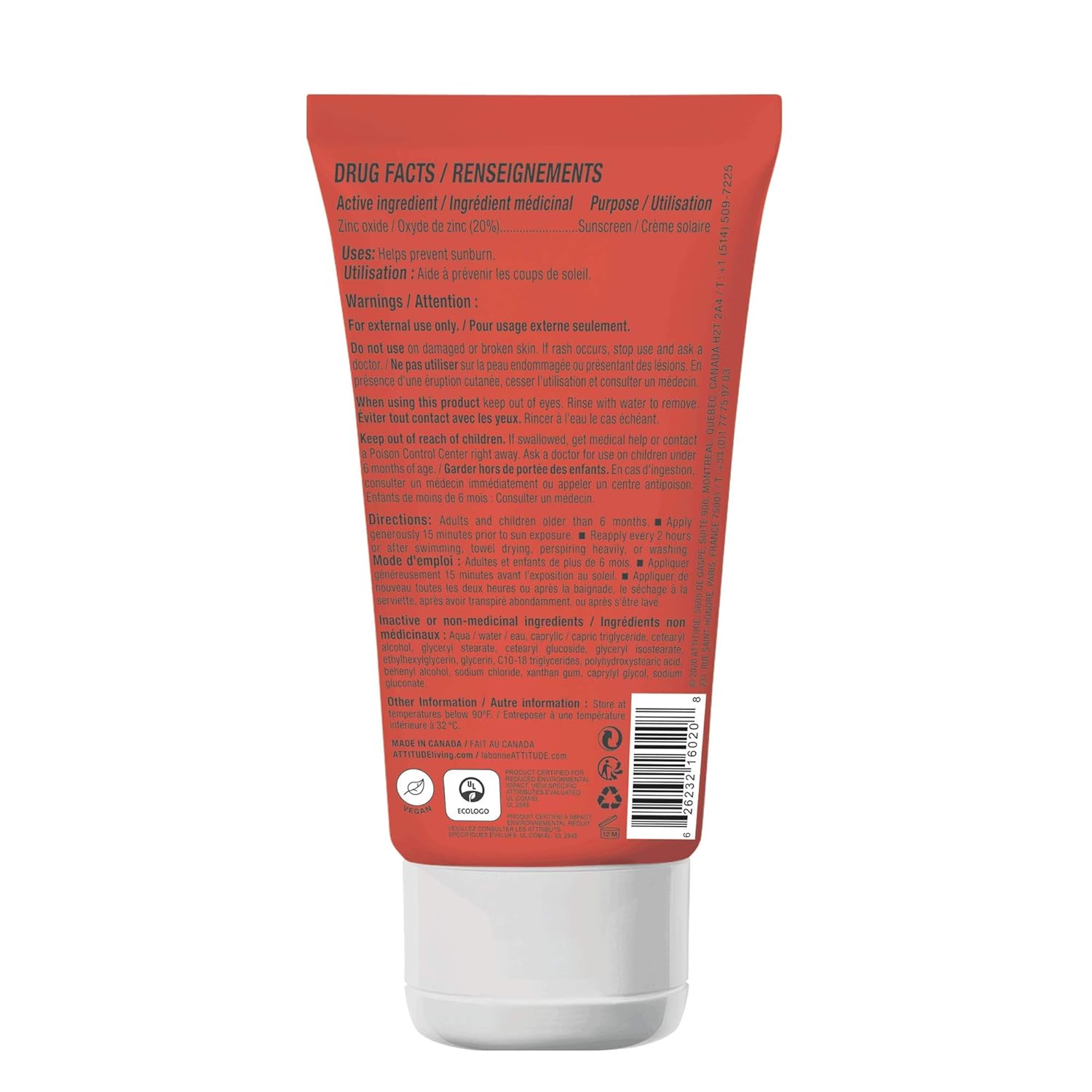 attitude mineral sensitive skin sunscreen