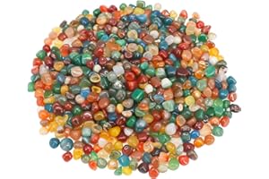 VIREKM Fish Tank Gravel,Landscaping Pebbles, River Rocks,Decorative Ornamental Pebbles,Garden Landscaping Stones, DIY Smoothed Rocks for Potted Plant Resin Art Vase Fillers Aquarium Gravel Rocks (2 Pounds)