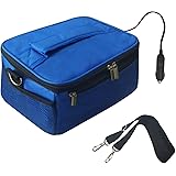 Portable Oven, 12V Car Food Warmer Portable Personal Mini Oven Electric Heated Lunch Box for Personal Microwave Tote Prepared