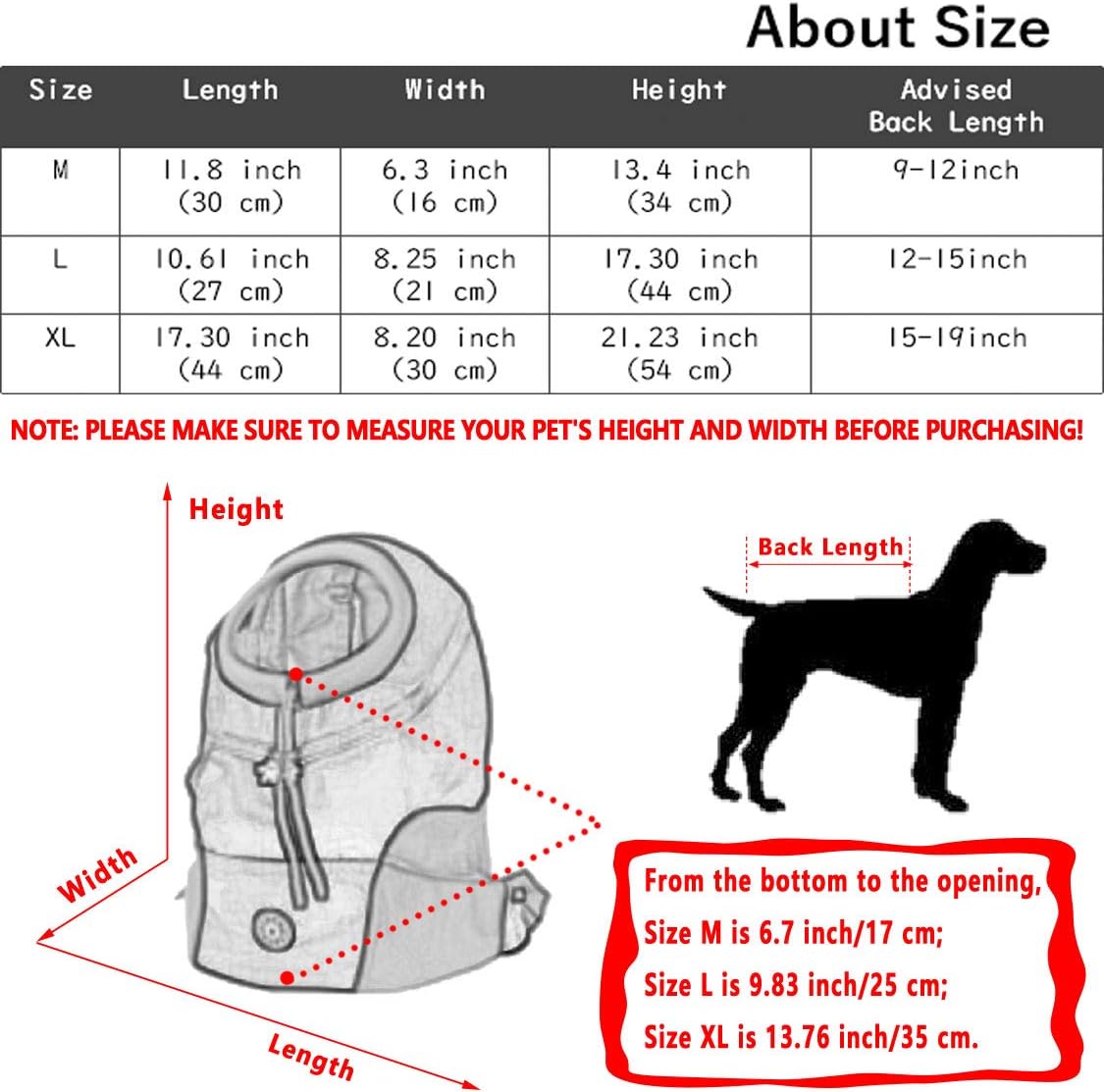 PAPIEEED Pet Carrier Backpack for small dog cat up to 2~26 lbs, Hands-Free Pet Travel Bag - Image 3