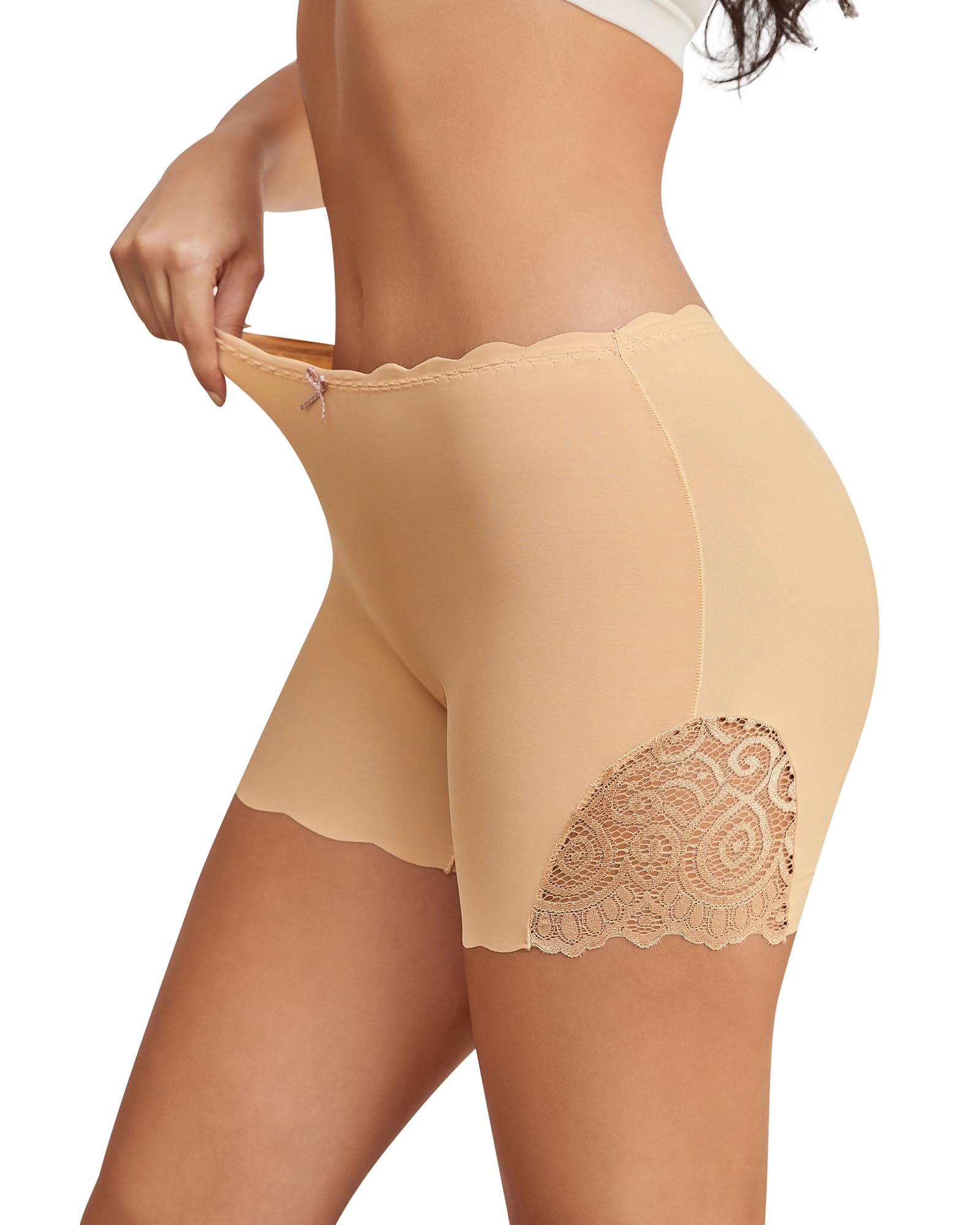 Photo 1 of Banamic Women's Boyshorts Underwear Seamless Boy Shorts Panties Soft Stretch Boxer Briefs