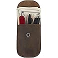 Hide & Drink, Holster Pouch, Durable EDC Waist Bag for Coins, Pocket Wallet, Headphones, Personal Items, Conveniently Attaches to Belt, Full Grain Leather, Handmade