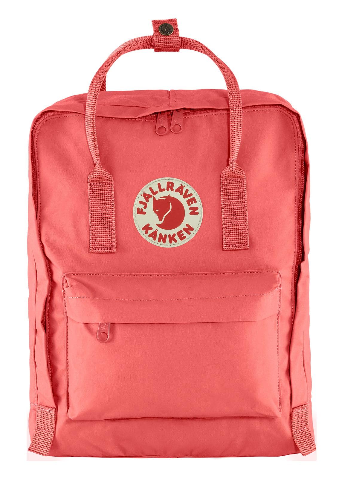 Fjällräven Lightweight Kanken Kids' Outdoor Hiking Backpack,Peach Pink, 13 cm x 27 cm x 38 cm, 16 L