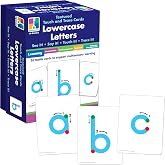 Key Education 26-Piece Textured Touch and Trace Cards Lowercase Letters, Color-Coded Letter Tracing Flash Cards, Multisensory Alphabet Cards for Letter Recognition, Practice Alphabet Writing