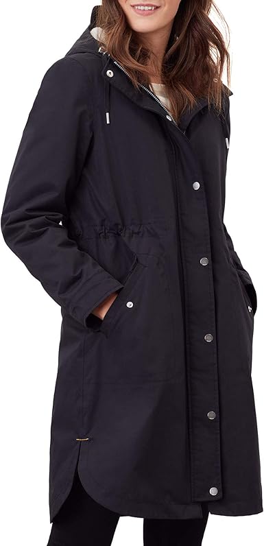 padded raincoat with hood