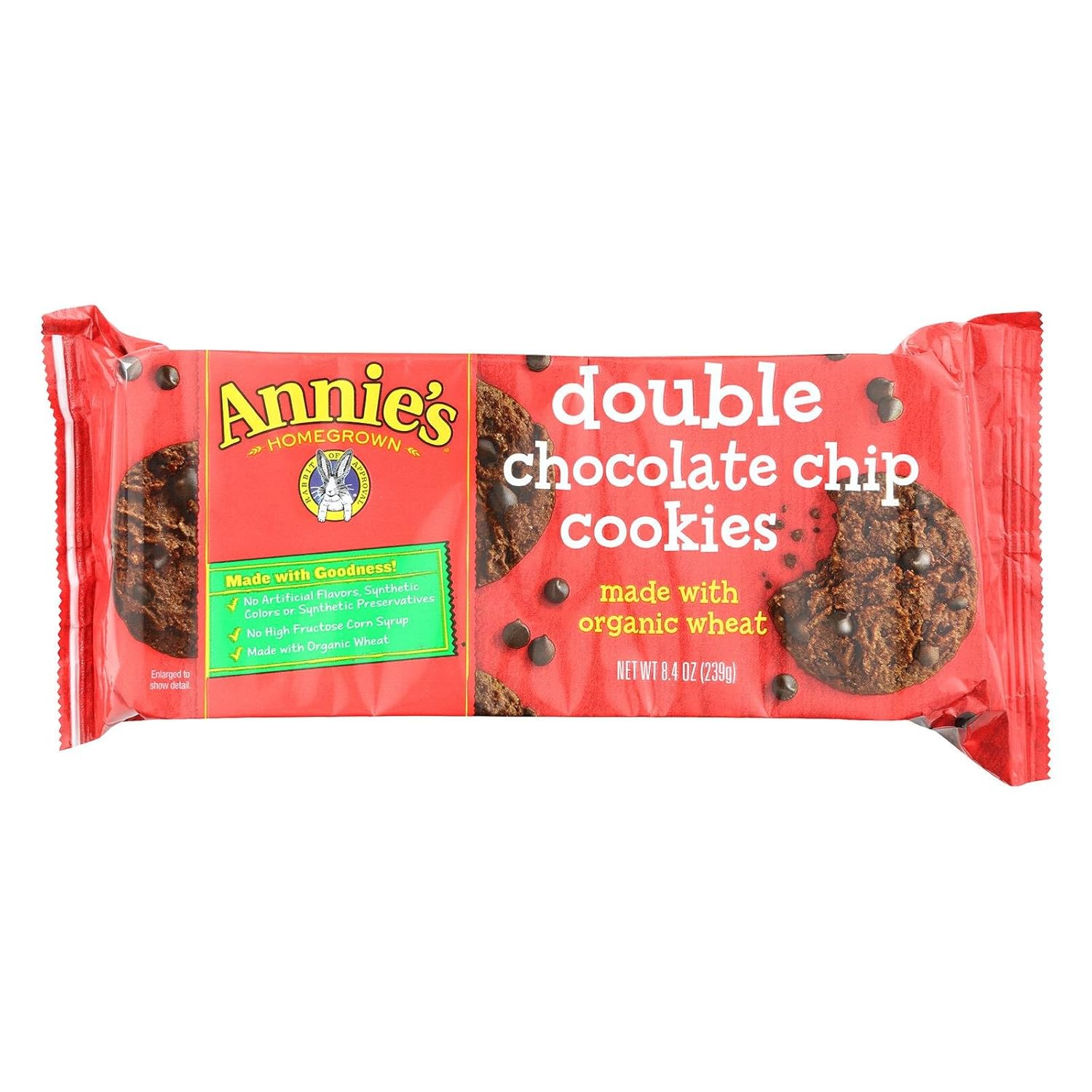 Annies Homegrown Organic Double Chocolate Chip Cookies, 8.4 Ounce 10