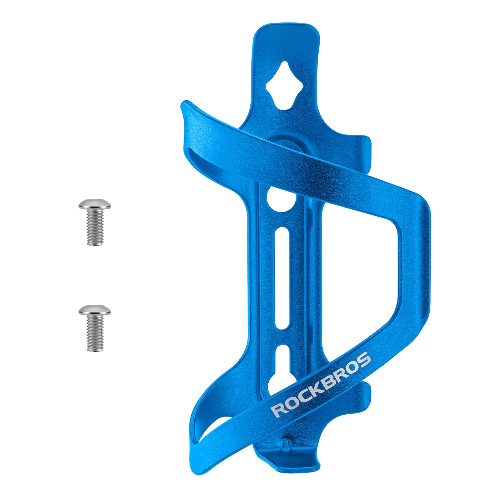 ROCKBROS Bottle Holder Bicycle Drink Holder Aluminium Alloy Strong Lightweight Approx. 40 g Universal for MTB Road Bike Folding Bike Red/Blue/Black
