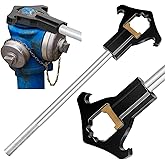 Gisafai Fire Hydrant Wrench Double Head Adjustable 19-1/2" Length | Designed to Fit 3/4" - 6" Rocker Lug or Pin Lug Couplings, Loosening Caps Opening Valves