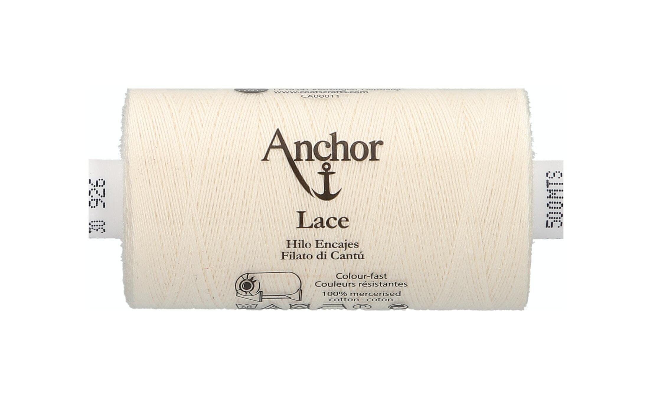 Anchor Lace, Thickness: 30, Running Length: 500M 926 Lacemaking Thread