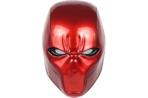 Tiangong Red Hood Helmet Metallic Effect Red Hood Mask Deluxe Cosplay Prop for Fans Collector's Edition