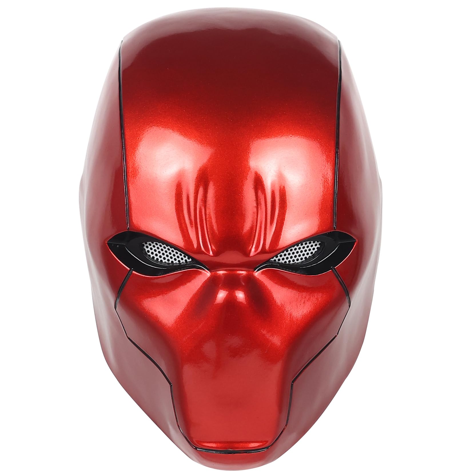 Photo 1 of Tiangong Red Hood Helmet Metallic Effect Red Hood Mask Deluxe Cosplay Prop for Fans Collector's Edition (A)