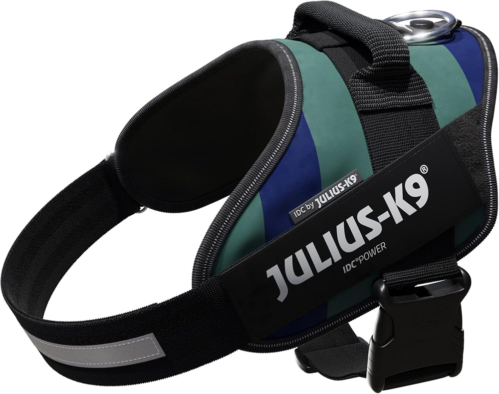 Julius-K9 IDC Powerharness L/1 Green Blue Limited Edition
