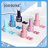 JODSONE Gel Nail Polish Kit 32 Colors with UV Lamp Base Top Coat Matte Glitter view 2