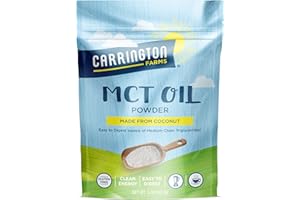 Carrington Farms – Organic MCT Oil Powder – Gluten Free, Hexane Free – NON GMO – Keto Friendly and Dairy Free