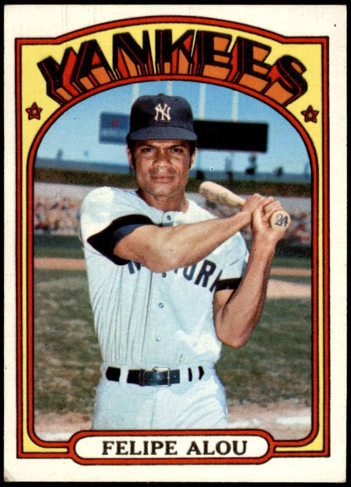 1972 Topps 263 Felipe Alou New York Yankees (Baseball