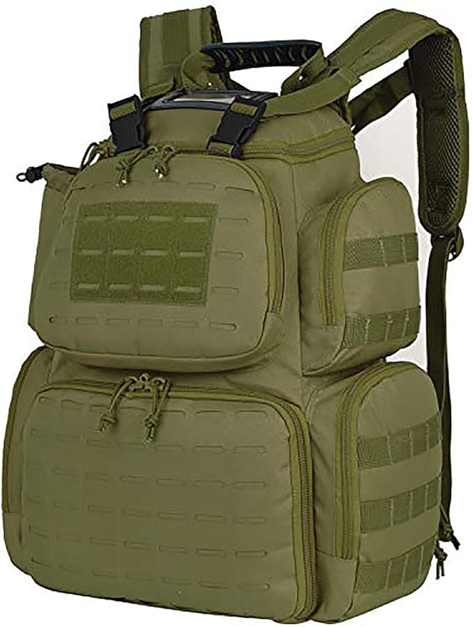 Gun Range Bag TacticalBackpack for Handguns with 3Pistol