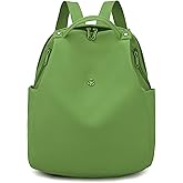 Nawoshow Mini Nylon Women Backpacks,Small Ladies backpacks Casual Lightweight Shopping Travel Daypack (Green)