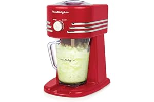 Nostalgia FBS400RDCHL 40-Ounce Frozen Beverage Station Perfect For Slush Drinks, Snow Cones, Margaritas, Daiquiris, Stainless