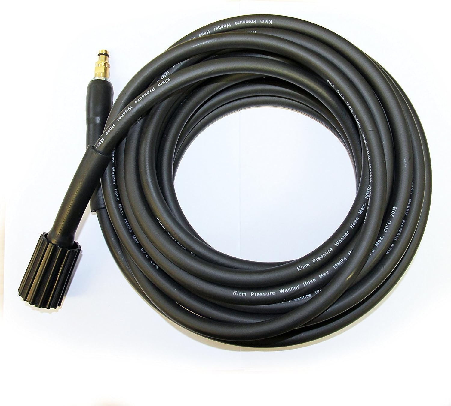 EQUIPMAXX 50 Foot Karcher Replacement Pressure Washer Hose M22 Female to Click (fits New Karcher Trigger Guns)
