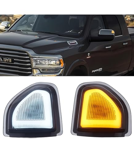 Replacement Turn Signal Light For RAM 1500/2500/3500 Driver Side Tow Mirror - 2010-2018 Models, Left Door Mirror Lamp - View #7