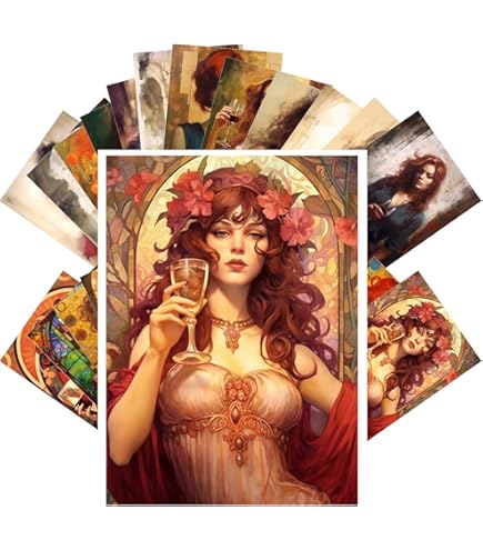 PIXILUV Vintage Postcards (24 Pcs 4"x6" Each) Beautiful