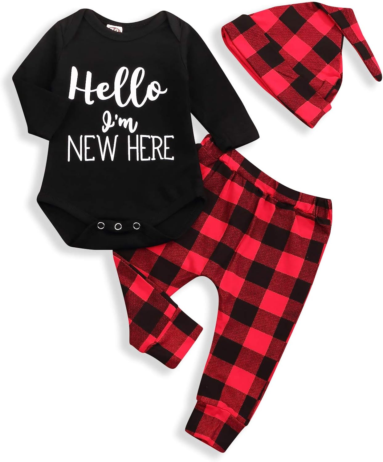 Infant Newborn Baby Boys Fall Outfits Long Sleeve Romper