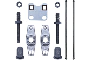 Mtanlo Valve Rocker Arm Push Rod Guide Plate Kit For Honda GX160 GX200 5.5HP 6.5HP Engine Motors 14791-ZE1-010,14410-ZE1-010,14431-ZE1-000,90012-ZE0-010.