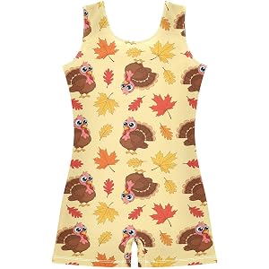 KOCOART Gymnastics Leotards for Girls With Shorts Tumbling Outfits Dance Unitards Jumpsuit 2-10Y