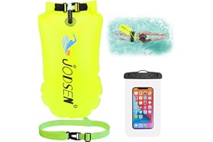 Swim Buoy Tow Float Dry Bag,20L Wild Swimming Float and Waterproof Phone Case,Inflatable Watertight Dry Bag,for Open Water Sw