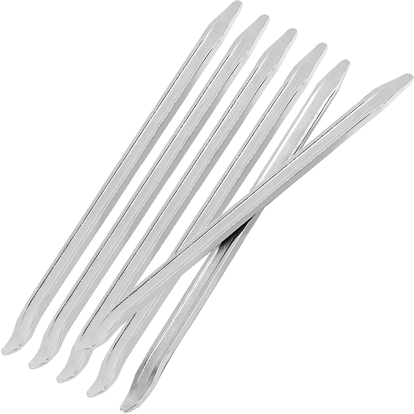 Photo 1 of JOIKIT 6 PCS 12 Inch Tire Iron Set, Heavy Duty Tire Iron Spoons Tyre Remove Tools Repair Tire Changing Tool Kit for Bicycles, Motorcycles, Scooters, Silver