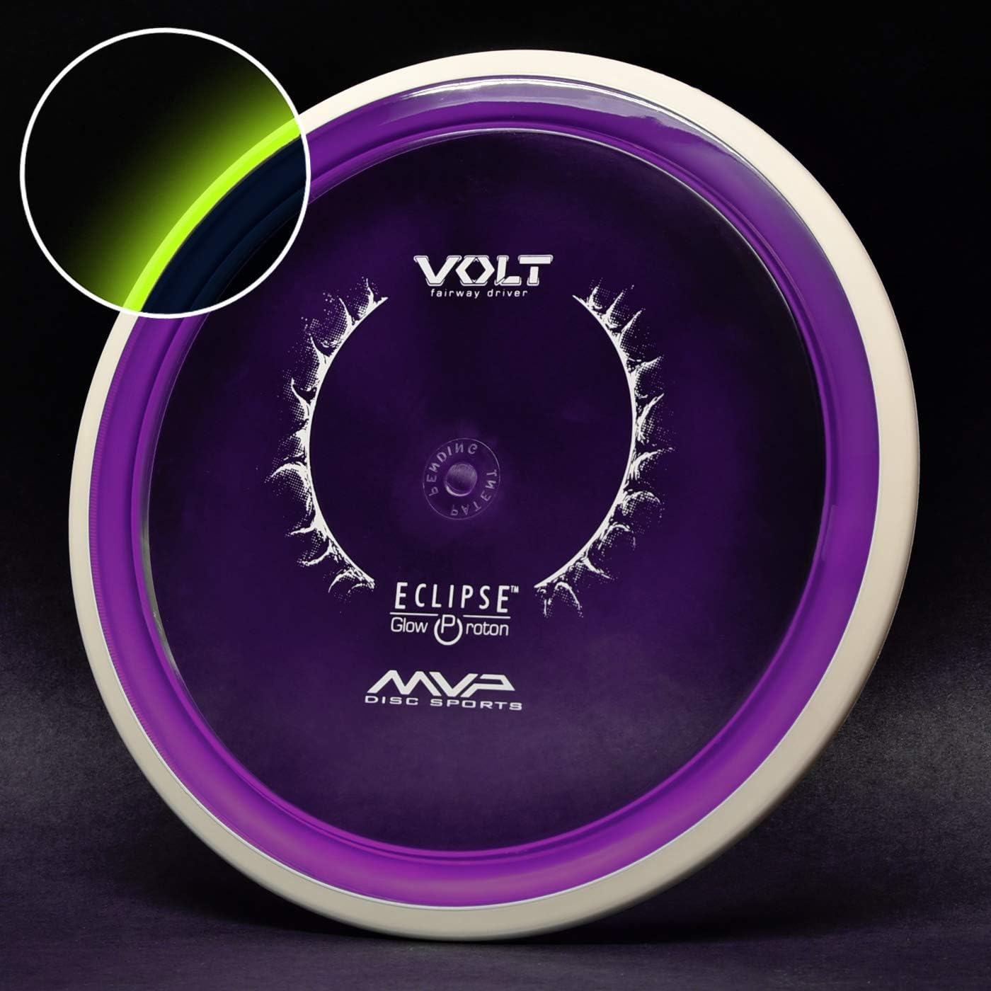 MVP Disc Sports Eclipse Glow Volt Disc Golf Driver (Colors May Vary)