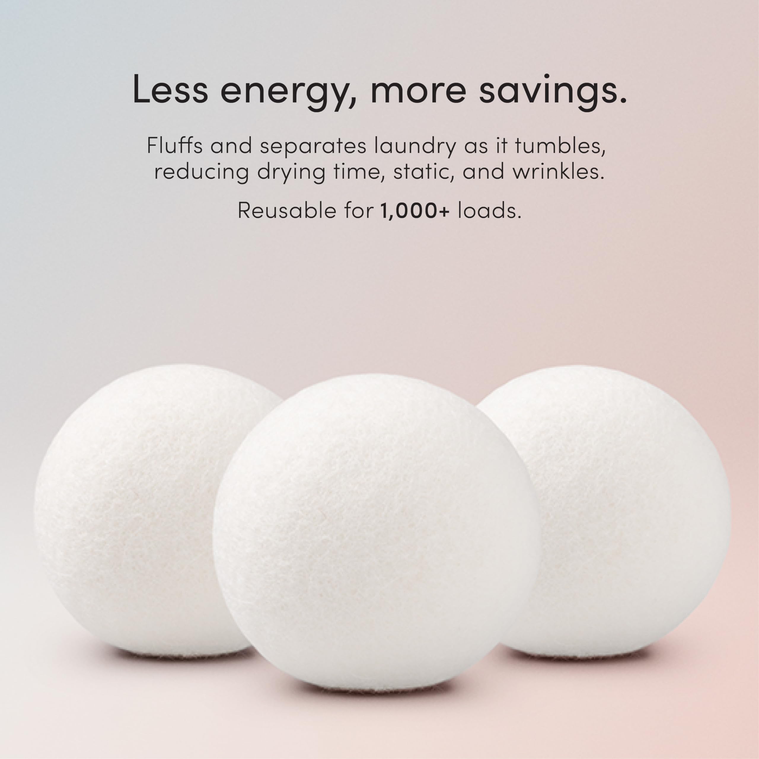 Dirty Labs 100% New Zealand Wool Dryer Balls | 3 Balls | Shorten Drying Time | Reduce Static & Wrinkles | Dryer Sheet & Fabric Softener Alternative