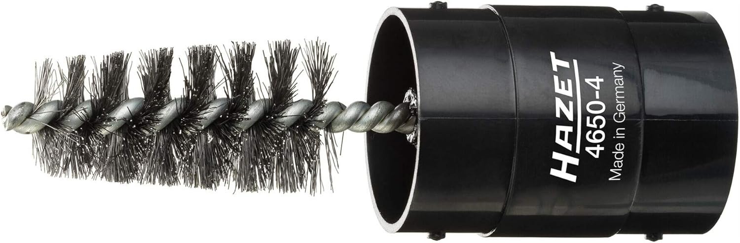 HAZET 4650-4 120 mm Battery Pole and Terminal Brush - Multi-Colour