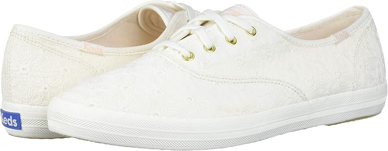 white eyelet lace keds