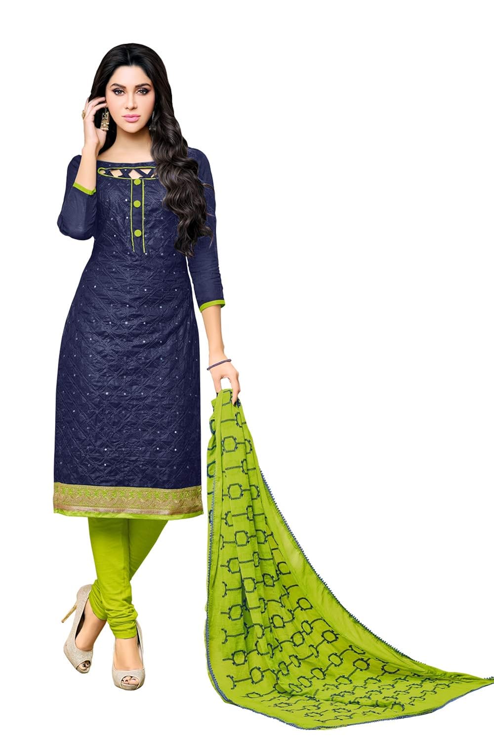 simple churidar dress