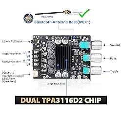100W+100W Amplifier Board with Treble and Bass