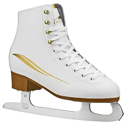 Lake Placid Cascade Women's Figure Ice Skate White Size in Oman - Main Image