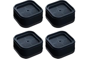 4pcs Washing Machine Risers Bed Lifts Stackable Furniture Risers Easy Use Raiser Blocks for Desk Couch and Chair Stackable Be