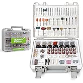 Huepar Tools Rotary Tool Accessories Kit, 510Pcs Accessories Bits,1/8 inch(3.2mm) Diameter Shanks, Universal Accessories for 
