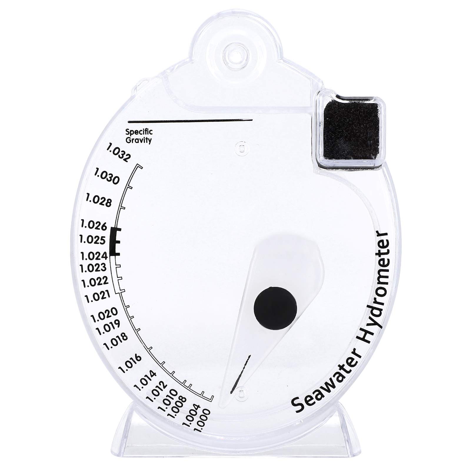 Concentration Specific Sea Saltwater Hydrometer, Sea Hydrometer, Test Saltwater Aquarium Testing Tool Fish Tank Pets Animals for Aquarium(HD-T-H018)