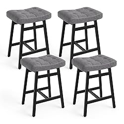 LUE BONA Counter Height Bar Stools Set of