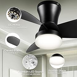 SUNMORY Ceiling Fans with Lights and Remote, 22
