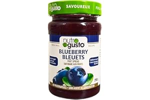 NutroGusto Jams – Fruit Preserve Spread – 290 g (Blueberry)