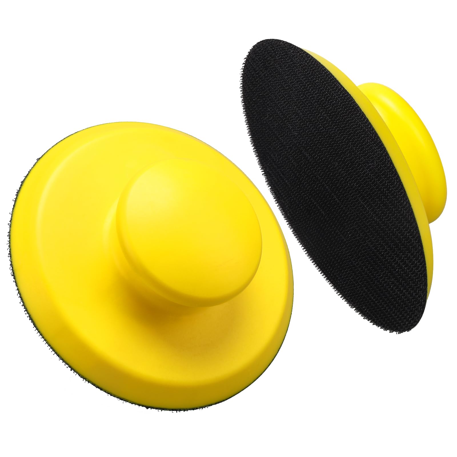 2 PCS 6 Inch Sanding Block Hook and Loop Hand Sanding Blocks for Woodworking Handicrafts and Furniture Restoration