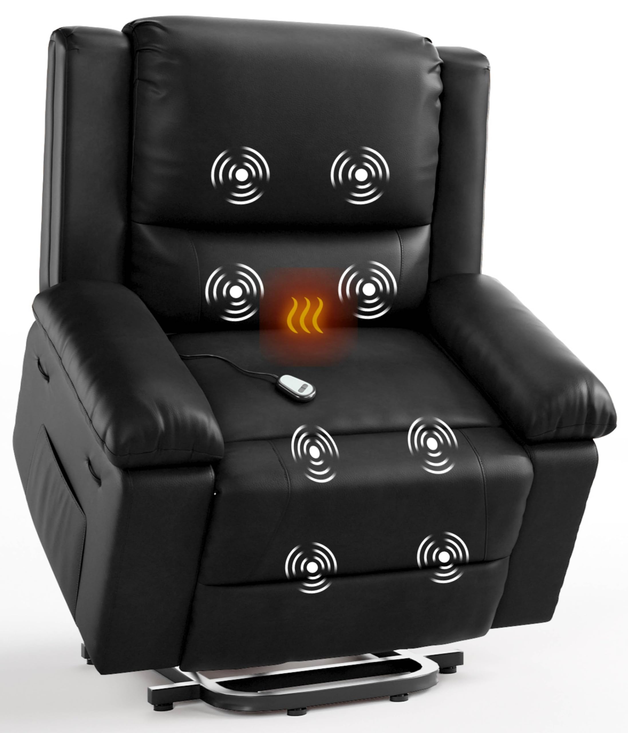 Photo 1 of ***DAMAGED/SEE NOTES***GarveeHome Power Lift Recliner Chair - Heat and Massage, Electric Lift Recliner for Elderly & Mobility Impaired, Adjustable Back and Legs, Heavy Duty Lift Chair for Seniors